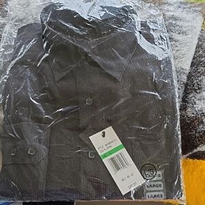 Axist NWT Mens Long Sleeve Black Dress Shirt